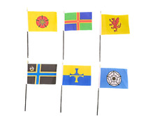 Table Desk Top Flag English