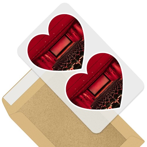Heart stickers cm - cm,