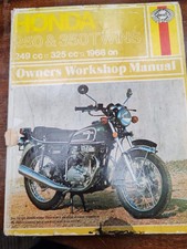 Honda CB 250 & 350 Twins Honda 249cc-325cc Haynes workshop manual hardback 