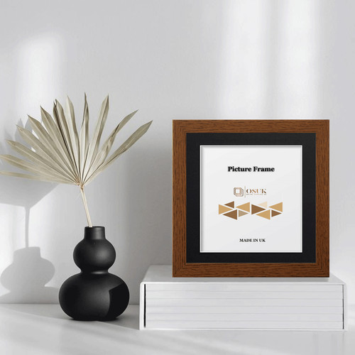 Square photo frame - square, white