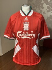LIVERPOOL Original 1993 adidas Home Shirt MEDIUM Adults Rare EXCELLENT Condition
