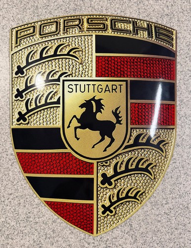 Porsche crest enamel - porsche,