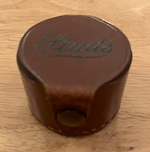 Vintage leather studs - vintage,