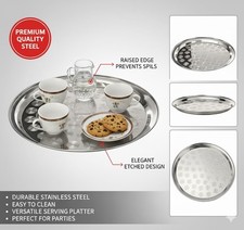 LARGE 40CM STAINLESS STEEL