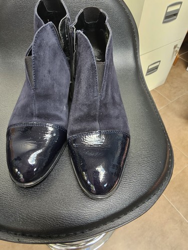 Luftpolster navy blue suede - luftpolster,