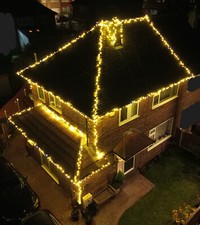 30m Professional connectable Warm white Christmas LED String Lights