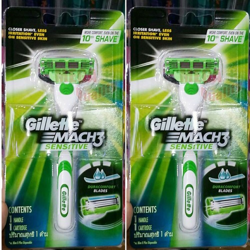 Gillette mach3 sensitive - x,