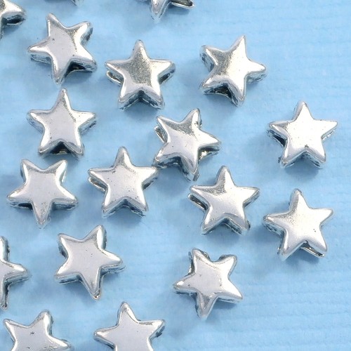 Tibetan silver star - x,