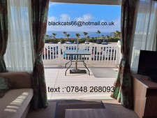 HAVEN DEVON CLIFFS SANDY BAY EXMOUTH FRONT ROW CARAVAN VERANDA Half Term Avail.