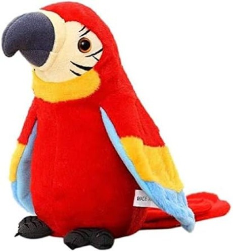 Talking parrot repeats - parrot, what