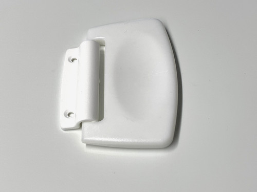 Shower door handle white - shower,
