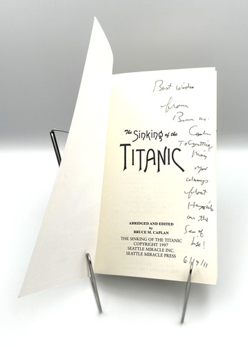 Signed the sinking - of,