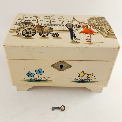 Vintage 1950s jewellery box - vintage,