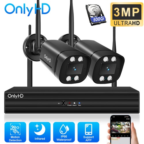 3mp 4ch nvr wireless - wireless, cctv