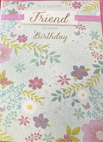 Friend birthday card - birthday, large