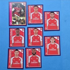 8 Merlin 2018 Premier League Unpeeled Stickers ARSENAL Topps 