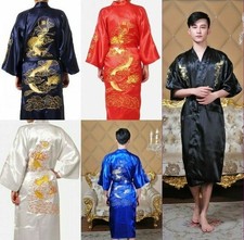 Mens Womens Retro Chinese Silk