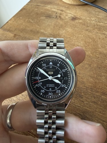 Vintage seiko military black - 5,