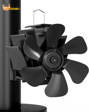 Wood Stove Fan Magnetically