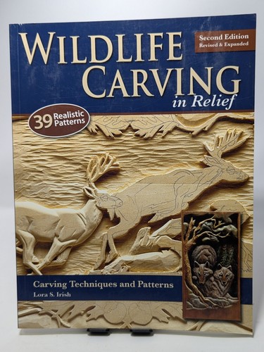 Wildlife carving relief - in,