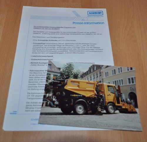 Schmidt unimog 100 - ux, press