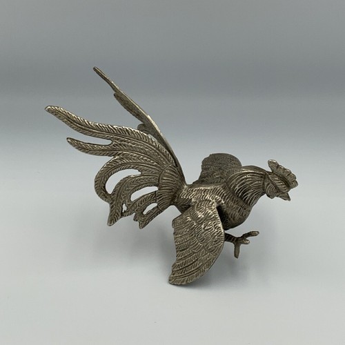 Vintage metal cockerel rooster - vintage,