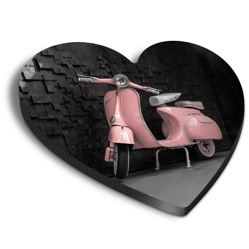 Heart mdf magnets pink - heart,