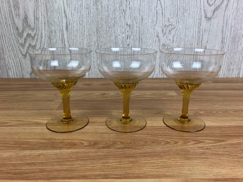 Set twist amber stem - set, 3