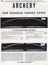 1942 Print Ad of Ben Pearson