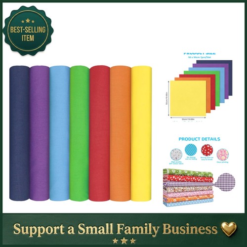 Colorful piece fat quarters - colorful, 7-piece