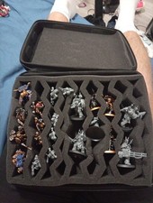 WARHAMMER/40K Miniatures and Figures Large Collection With Licensed Case