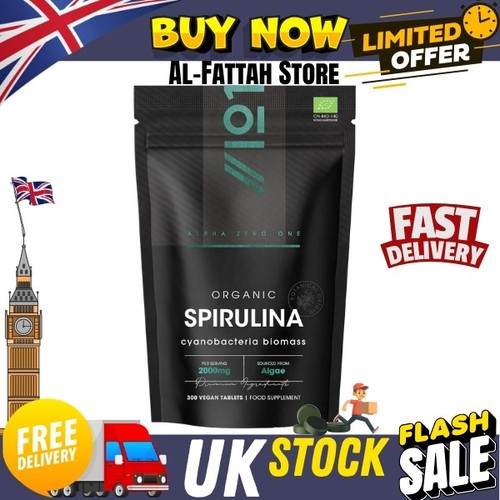 Organic spirulina 1000mg - spirulina, 300