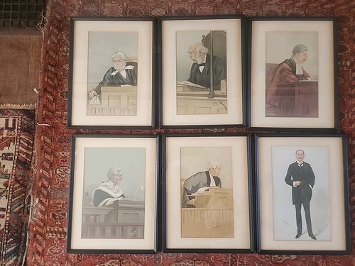 Antique vanity fair - judges, &