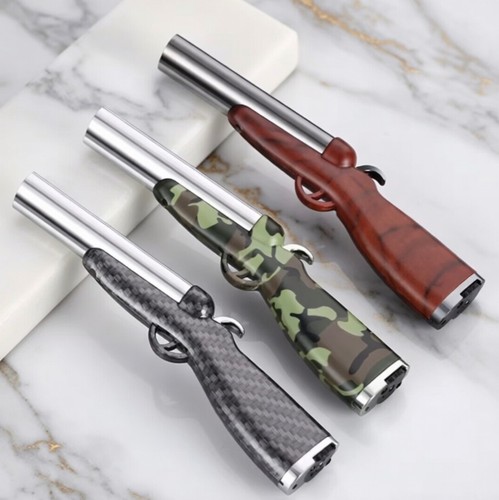 Shotgun dual flame gas lighter - flame,