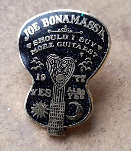 Joe bonamassa metal enamel pin - metal,