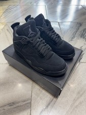 Nike Air Jordan 4 Retro Black Cat CU1110-010 Size UK 11.5 EU 12.5 (Worn 10 Mins)
