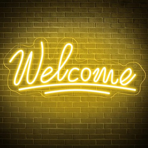 Welcome neon sign led - neon,