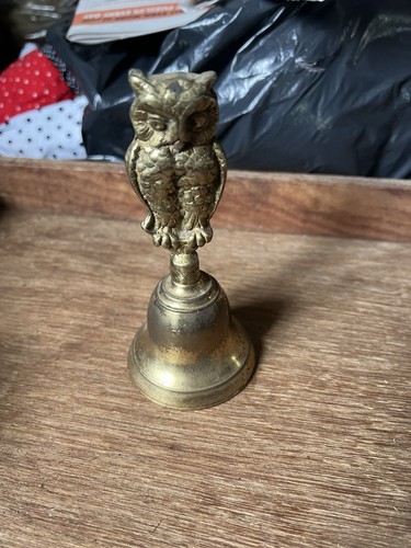Vintage brass bell - brass,