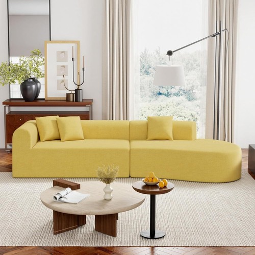 315cm curved cloud sofa - 315cm,