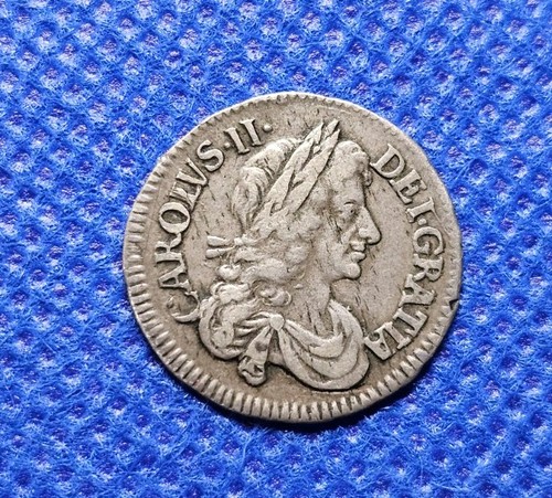 1679 maundy threepence charles - 1679,