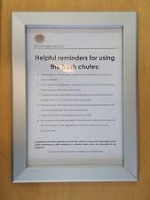 Notice Frame 8.5 x 11 ( Heavy Duty - Aluminum)-REF24-1027