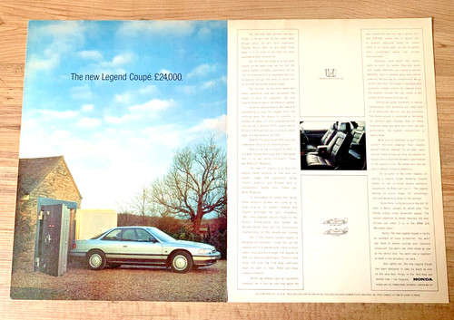 Honda legend coupe 1980s - honda, 2.7