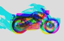 A3 Photo Honda CB77 1966 Ltd