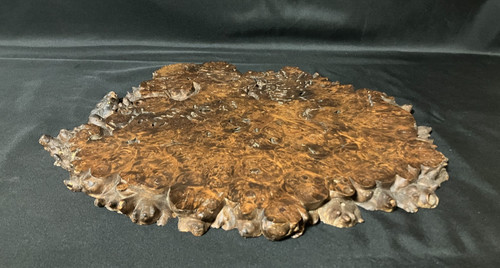 Japanese burl wood display - wood,