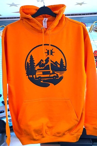 Camper van hoodie puff image - camper,