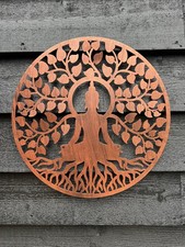 40cm wall art bronze buddha - 40cm,