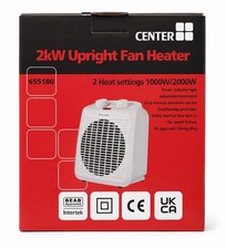 Center 2kw upright fan - center, heater