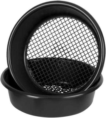 Large round garden sieve soil - garden,