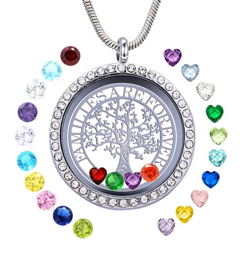 Family tree life necklace - of,