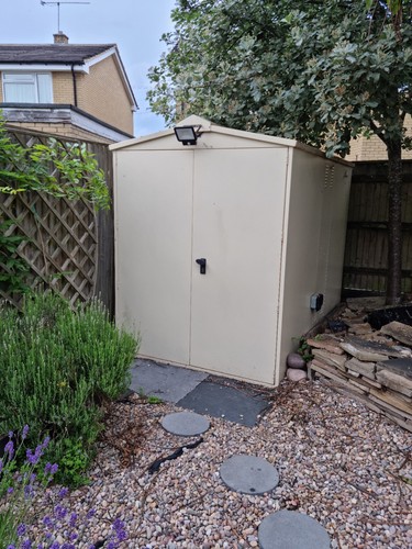 Asgard steel shed 9ft 5ft - 9ft,